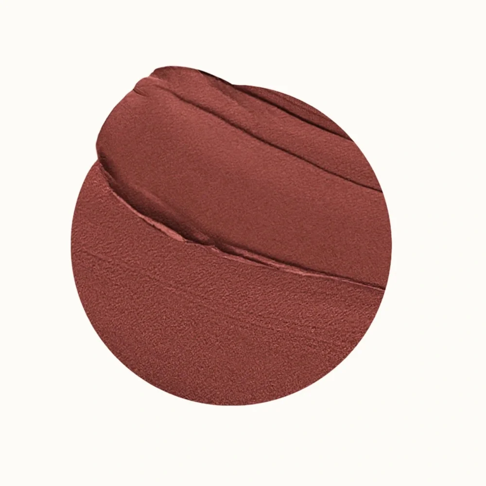 Rare Beauty Kind Words Matte Lipstick in Gifted = deep dusty plum